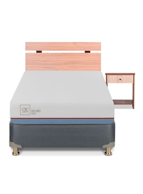 Box Americano 1.5 Plazas Excellence Plus + Set Muebles Olmo-2