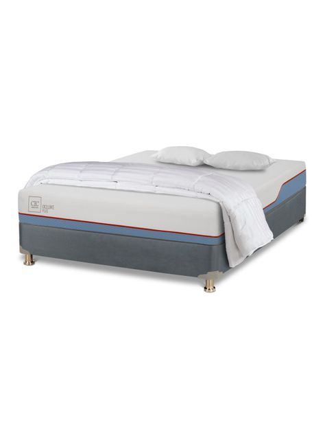 Box Americano 2 Plazas Excellence Plus + Textil-0