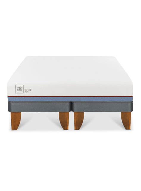 Cama Europea Excellence Plus 2 Plazas Base Dividida-2