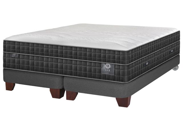 Cama Europea Lux 2 Plazas Base Dividida Base Baja-1