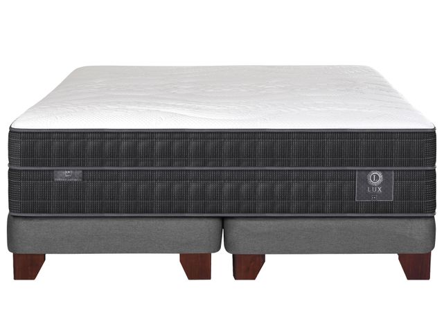 Cama Europea Lux 2 Plazas Base Dividida Base Baja-0