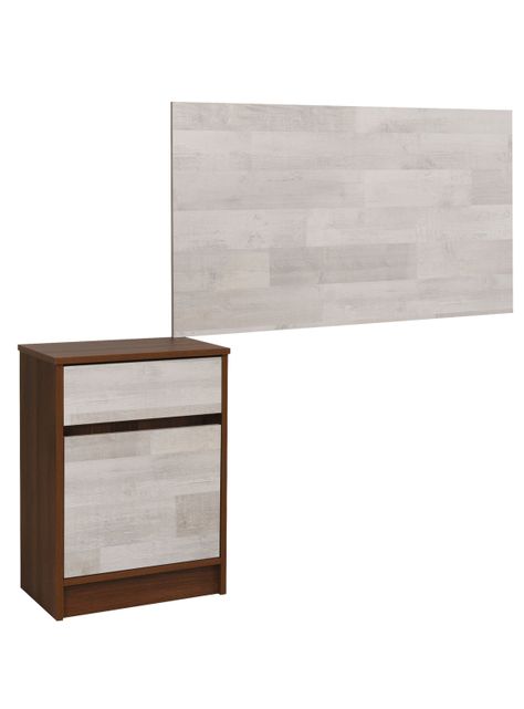 Set Muebles Legno Respaldo Single + Velador-2