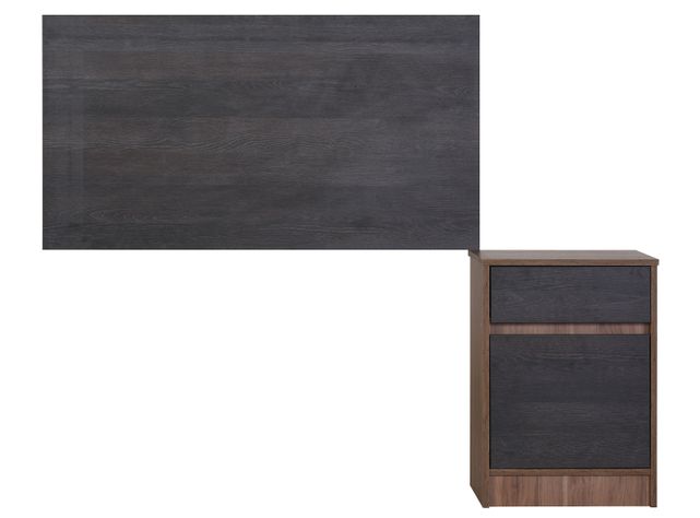 Set Muebles Espresso Respaldo Single + Velador-0