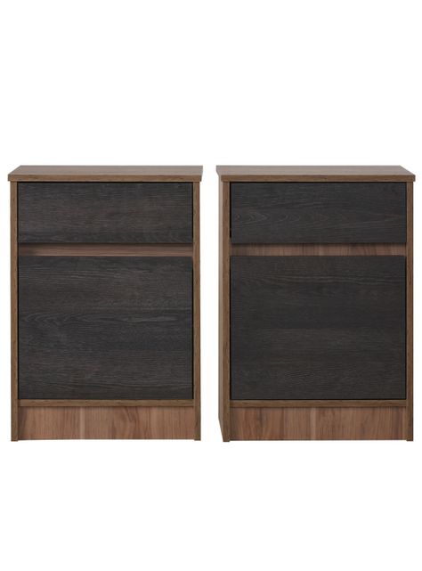 Set Muebles Espresso: Respaldo King + Veladores-3