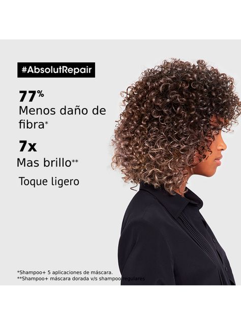 Set Absolut Repair Reparación y Nutrición Cabello Dañado y Seco Shampoo 500ml + Máscara 500ml-2