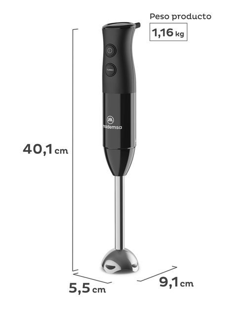Licuadora Manual 0.6 Lts MIB20 Negro-2