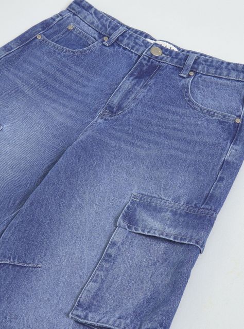 Jeans Cargo con Lavado-3