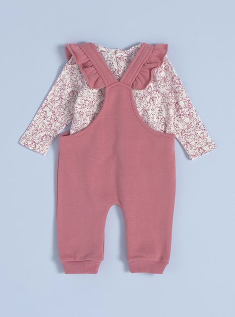 Conjunto Bebé Jardinera y Polera Bambi con Bordado Disney-1