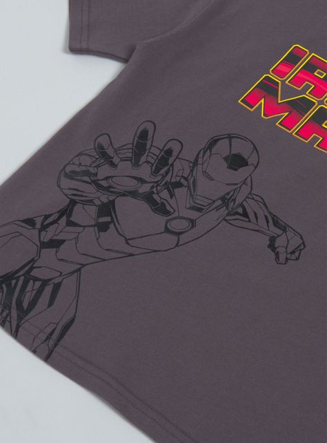 Polera Estampado Marvel-4