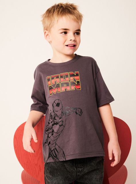 Polera Estampado Marvel-0