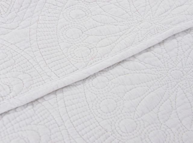 Quilt Súper King Unicolor White-1