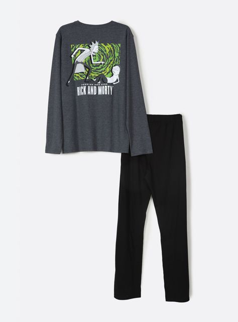 Pijama Logo Rick And Morty-1