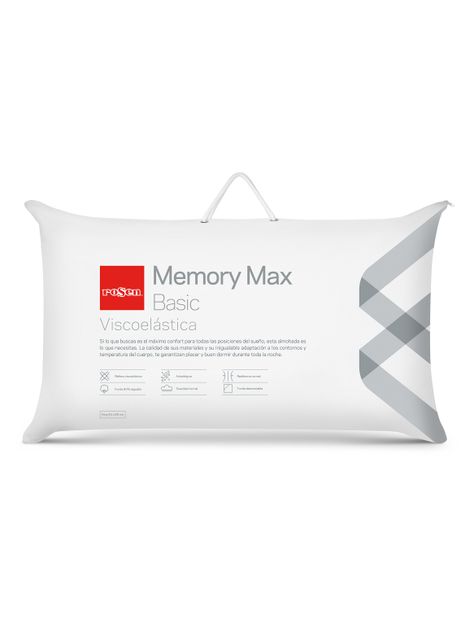 Almohada Viscoelástica Memory Max 42 x 80 cm-2