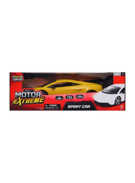 Auto a Control Remoto Deportivo 1:12 Luz Amarillo-3