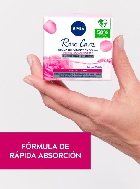 Crema Hidratante Facial Rose Care 50 ml Nivea-4