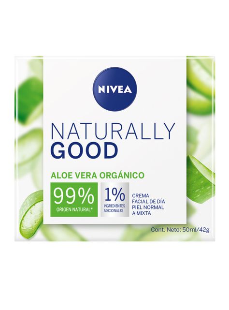 Crema Nivea Facial Naturally Good Aloe Vera 50 ml-1