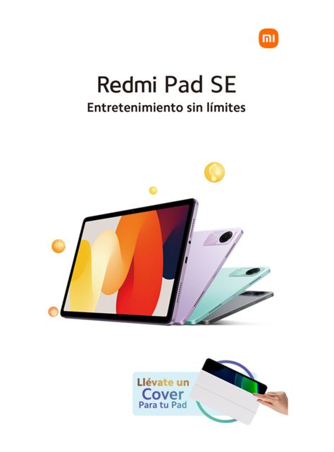 Tablet Redmi Pad SE Gray 11" Cover White-4