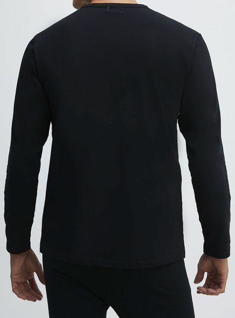 Camiseta Manga Larga Cuello Redondo-1