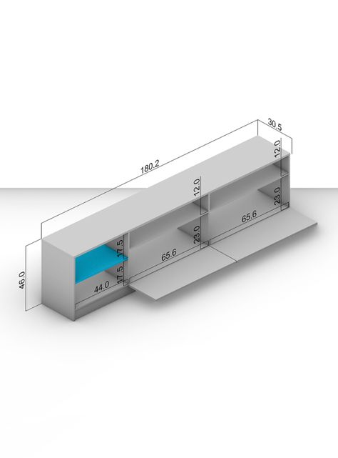 Rack Tv 75" Moyan 2P-1