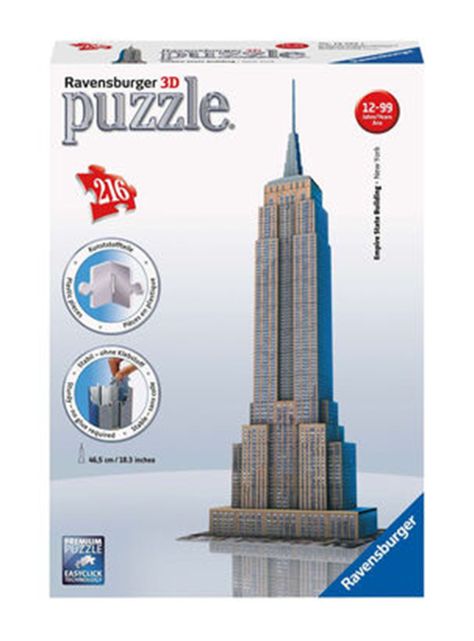 Ravensburger Puzzle 3D Empire Sate Building Caramba-0