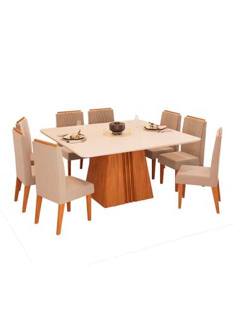 Juego de Comedor Italia Lia 8 Sillas-0