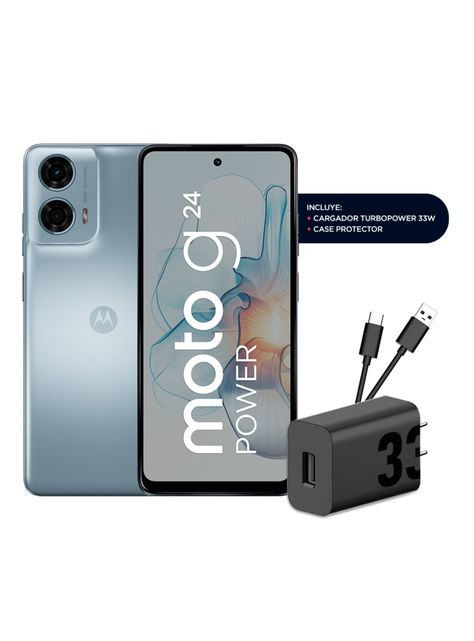 Smartphone Moto G24 Power Celeste 256Gb-1