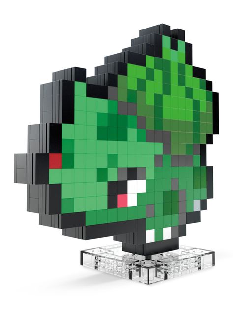 Set de Construcción Pokémon Bulbasaur Pixel Art-1