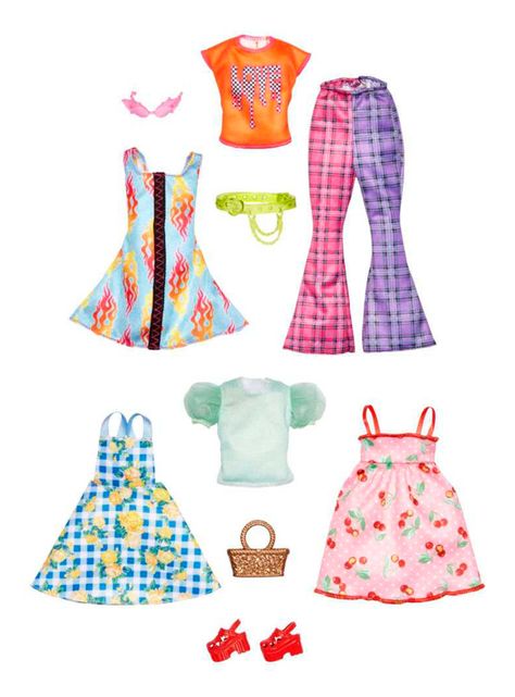 Paquete de 2 Atuendos para la Muñeca Barbie-1