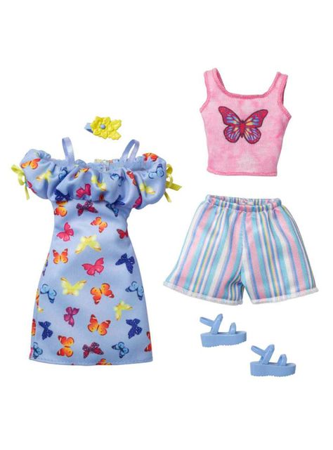 Paquete de 2 Atuendos para la Muñeca Barbie-2