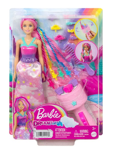 Muñeca Fantasía Trenzas Mágicas + Accesorios-0