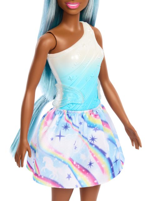 Muñeca Unicornio Falda de Ensueño Azul-3