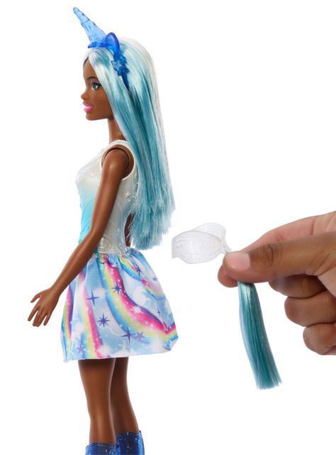 Muñeca Unicornio Falda de Ensueño Azul-1