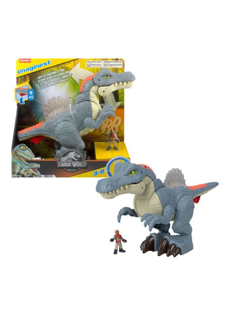 Dinosaurio de Juguete Spinosaurus Modo Ataque-2