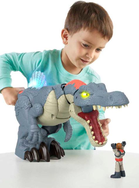 Dinosaurio de Juguete Spinosaurus Modo Ataque-3