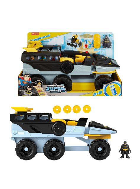 Vehículo de Juguete Mega Batimóvil DC Super Friends-1