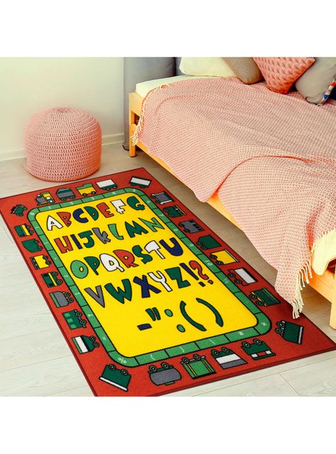 Alfombra Infantil 100 x 160 cm Roja-2