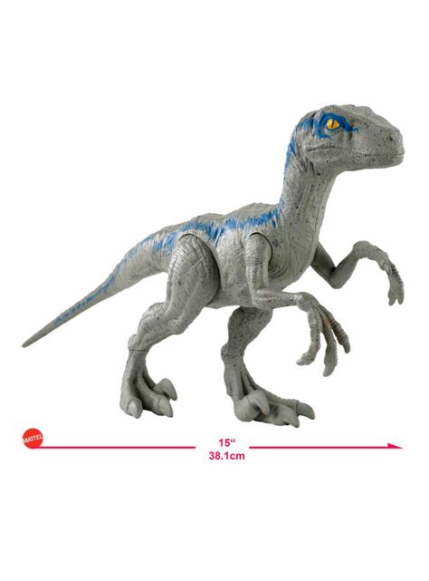 Dinosaurio de Juguete Velociraptor Blue de 12"-1