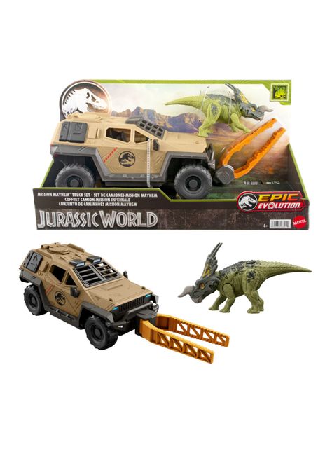 Set Camión Misión Mayhem Dinosaurio de Juguete-3