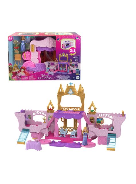 Set de Muñeca Princesa Disney Carruaje 18 Piezas-1