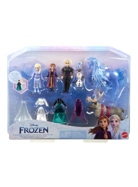 Set de Juego Modas y Amigos con Muñecas Anna y Elsa-0