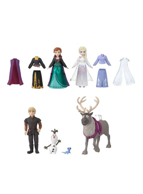 Set de Juego Modas y Amigos con Muñecas Anna y Elsa-5