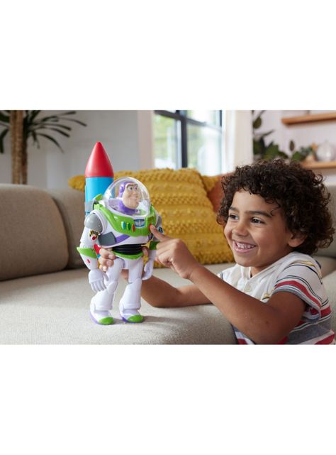 Figura de Acción Buzz con Cohete 12"-5