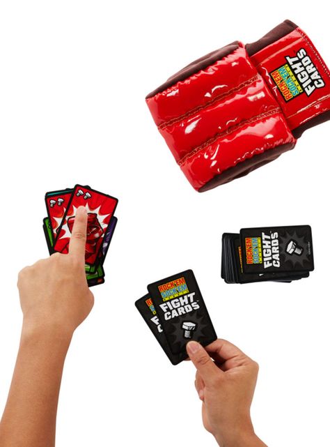 Juego de Mesa para Adultos Rock 'Em Sock 'Em Cartas-4