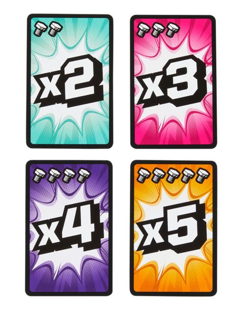 Juego de Mesa para Adultos Rock 'Em Sock 'Em Cartas-3