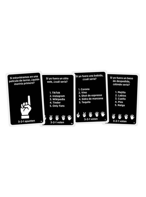 Juego de Mesa para Adultos Si Fueras Un Juego de Fiesta-3