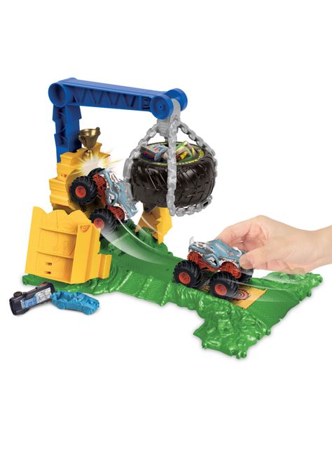 Pista de Juguete Monster Trucks Reto en la Selva-2
