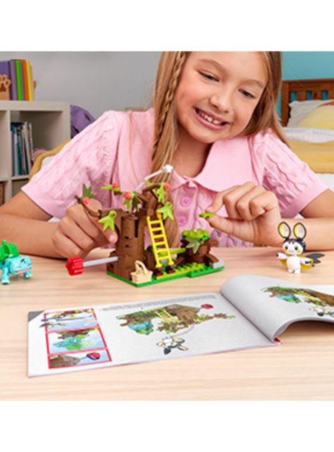 Set de Construcción Bosque Encantado Emolga y Bulbasaur-4