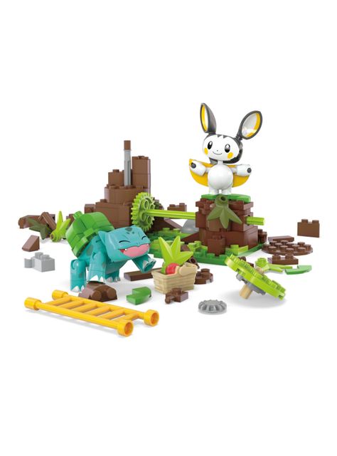 Set de Construcción Bosque Encantado Emolga y Bulbasaur-3