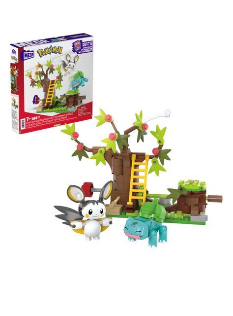 Set de Construcción Bosque Encantado Emolga y Bulbasaur-2