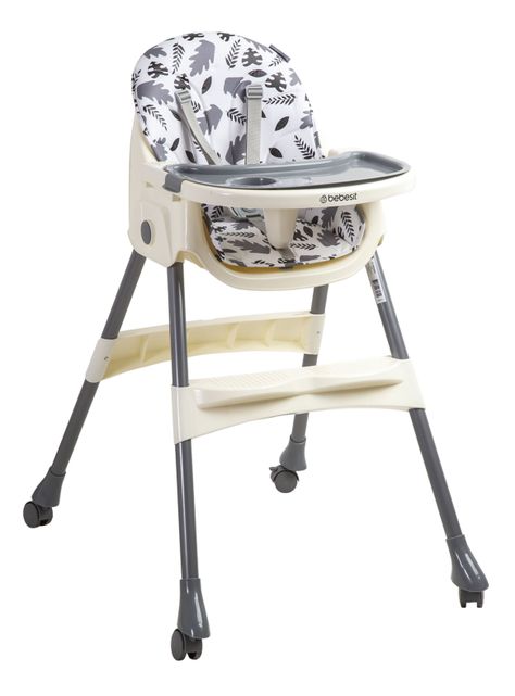 Silla de Comer Steps Gris Bebesit-0